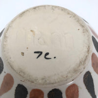 Frank Mann Signed Mid-Century Modern Stoneware Bowl