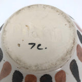 Frank Mann Signed Mid-Century Modern Stoneware Bowl
