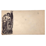 Civil War Era Union Envelope with Charred Corner