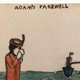 Adam's Farewell 1906 Hand-drawn Postcard