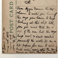 Adam's Farewell 1906 Hand-drawn Postcard