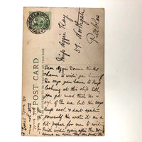 Adam's Farewell 1906 Hand-drawn Postcard