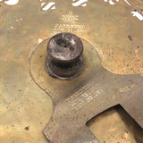 Antique Brass Stencil Dial, 1868/71 Patent Date