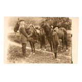 Two Young Men with Horses
