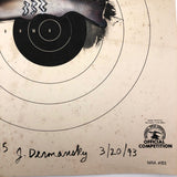 Fish on Target Collage by Julie Dermansky, 1993