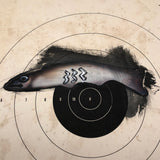 Fish on Target Collage by Julie Dermansky, 1993