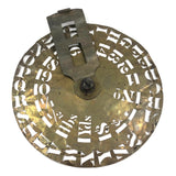 Antique Brass Stencil Dial, 1868/71 Patent Date