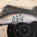 Fish on Target Collage by Julie Dermansky, 1993