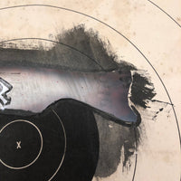 Fish on Target Collage by Julie Dermansky, 1993
