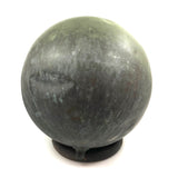 Huge Antique Copper Sphere with Glorious Verdigris Patina