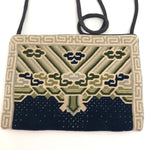 Needlepoint Art Deco Purse with Tension Closure