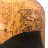 Pipe Dream Pyrography Folk Art Pipe Rack