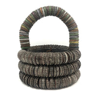Tramp Art Bottlecap Basket