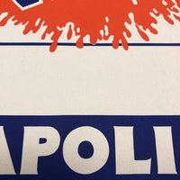 It's Wet! Silkscreen on Cardboard Sapolin Paint Signs