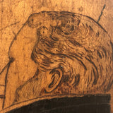 Pipe Dream Pyrography Folk Art Pipe Rack