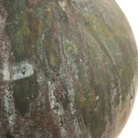 Huge Antique Copper Sphere with Glorious Verdigris Patina