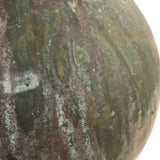 Huge Antique Copper Sphere with Glorious Verdigris Patina