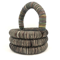 Tramp Art Bottlecap Basket