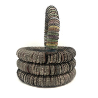 Tramp Art Bottlecap Basket