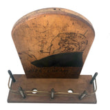 Pipe Dream Pyrography Folk Art Pipe Rack