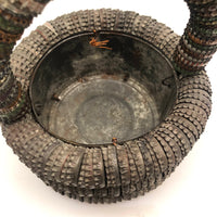 Tramp Art Bottlecap Basket
