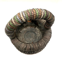 Tramp Art Bottlecap Basket