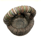 Tramp Art Bottlecap Basket