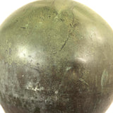 Huge Antique Copper Sphere with Glorious Verdigris Patina