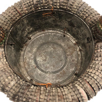 Tramp Art Bottlecap Basket