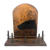 Pipe Dream Pyrography Folk Art Pipe Rack