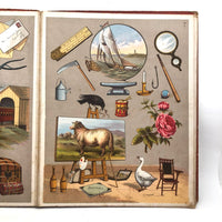 First/Very Early Edition McLaughlin Bros. "Object Teacher"  Picture Book, Copyright 1884