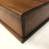 Lidded Pine Utensil Box with Handle