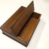 Lidded Pine Utensil Box with Handle