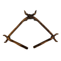 Amazing Quintuple Pliers Old Carved Wooden Whimsy