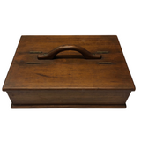 Lidded Pine Utensil Box with Handle