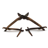 Amazing Quintuple Pliers Old Carved Wooden Whimsy