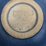 Winfield Pottery Pasadena 1930s Hand-thrown Bowl (the perfect blue bowl #1)