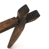 Amazing Quintuple Pliers Old Carved Wooden Whimsy