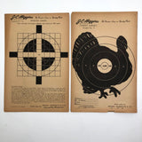 J.C. Higgins Vintage Animal Shooting Targets for Sears Roebuck Co.