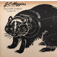 J.C. Higgins Vintage Animal Shooting Targets for Sears Roebuck Co.
