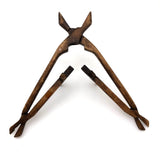 Amazing Quintuple Pliers Old Carved Wooden Whimsy