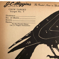 J.C. Higgins Vintage Animal Shooting Targets for Sears Roebuck Co.