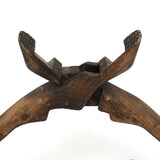 Amazing Quintuple Pliers Old Carved Wooden Whimsy