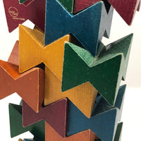 Kurt Naef, Naef Spiel Swiss "Naef Blocks" Complete Original Set of 18, 1956 Design