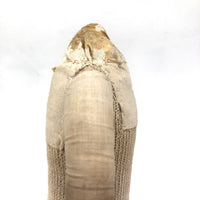 Headless Old Hand Knit Doll with Linen Arms and Patches