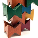 Kurt Naef, Naef Spiel Swiss "Naef Blocks" Complete Original Set of 18, 1956 Design