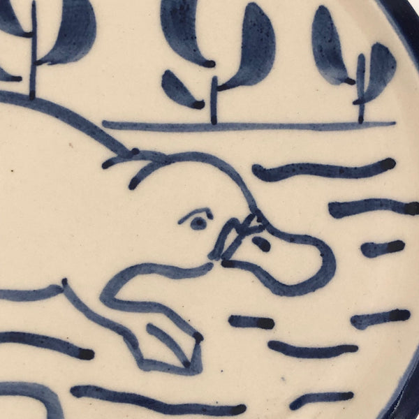 Emily Stackman Australia Studio Pottery Platypus Plate and Bowl ...