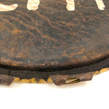 Hand-painted Made Do Double-sided Blackberries Sign on Metal Lid