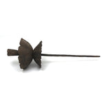 Wonderfully Sculptural and Sword-Like Antique Iron Finials