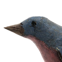 Vintage Folk Art Bluebird, Signed H. Sloan, Maine